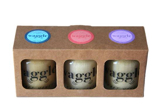 Waggle Honey Trio Pack