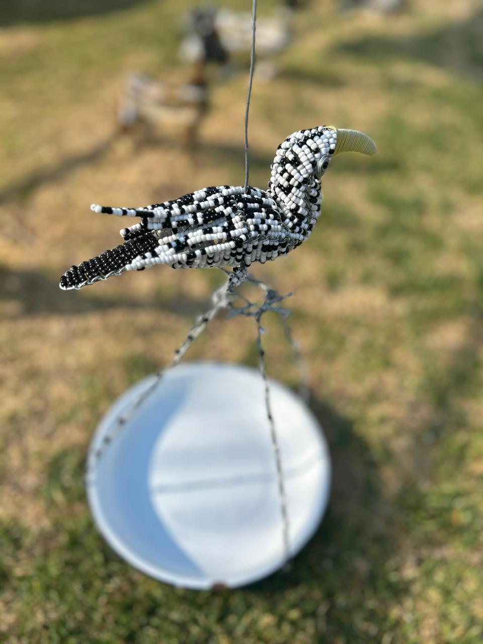 Standing wire bird, by Itso's Wire Business