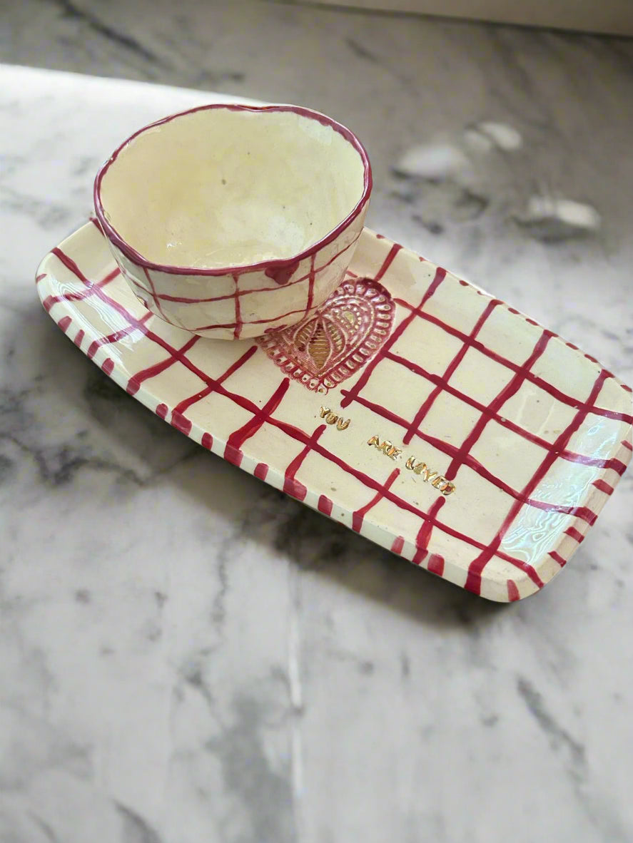 Ceramic Heart Set