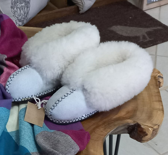 Authentic Karoo Sheepskin Slippers, by Agora Crafts