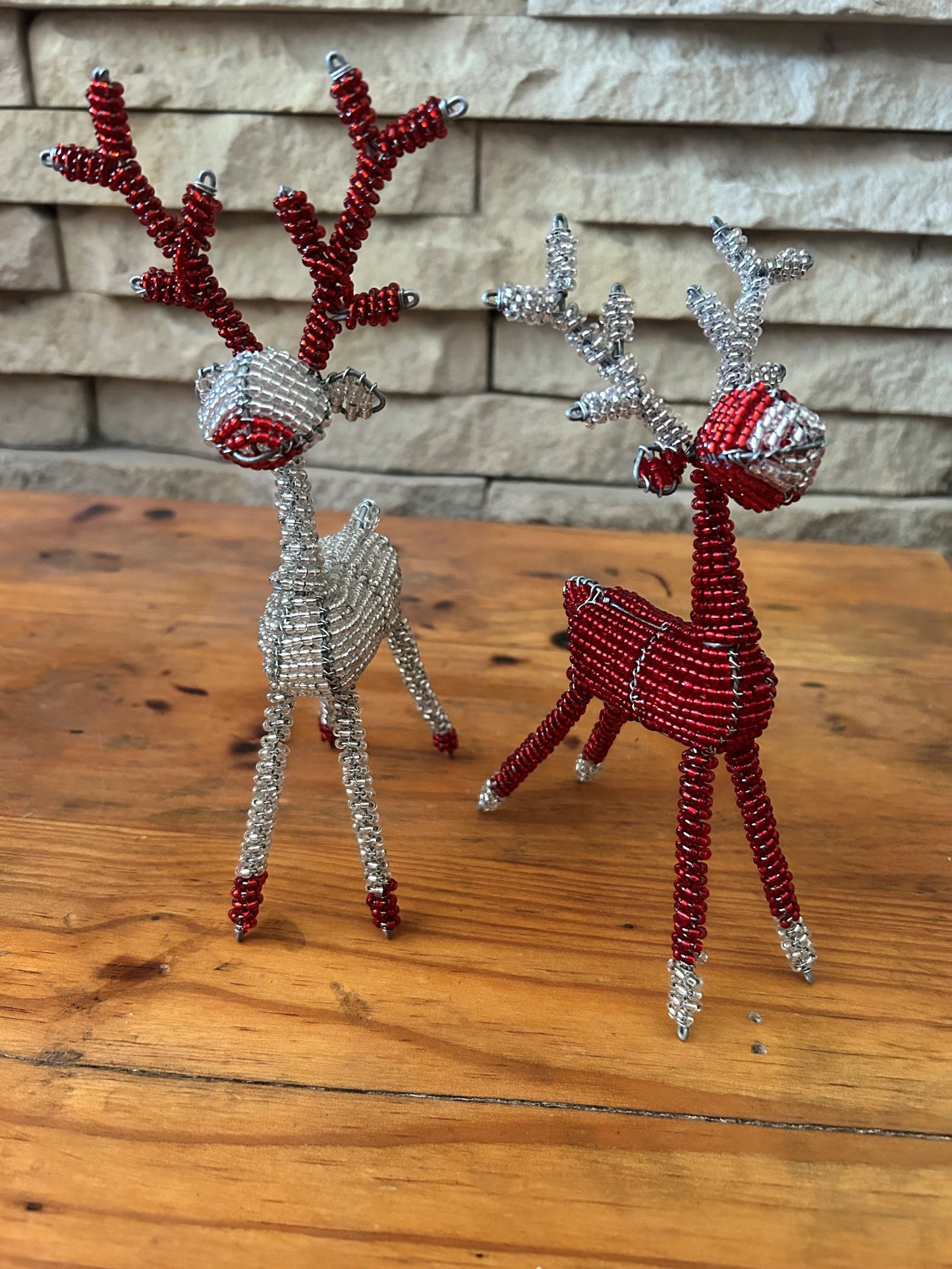 Beaded Christmas Reindeer