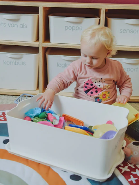 Klim & Klouter Storage/Sensory Bins for kids - Montesori