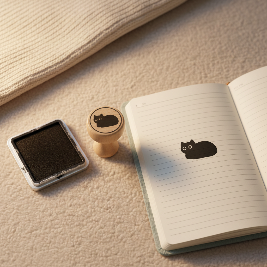 Stamps for cozy journaling and small business packaging