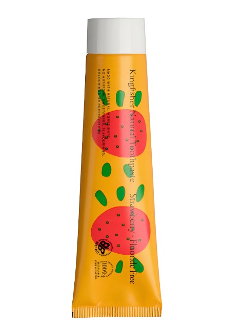 Kingfisher Strawberry Toothpaste | Fennel Fluoride Free