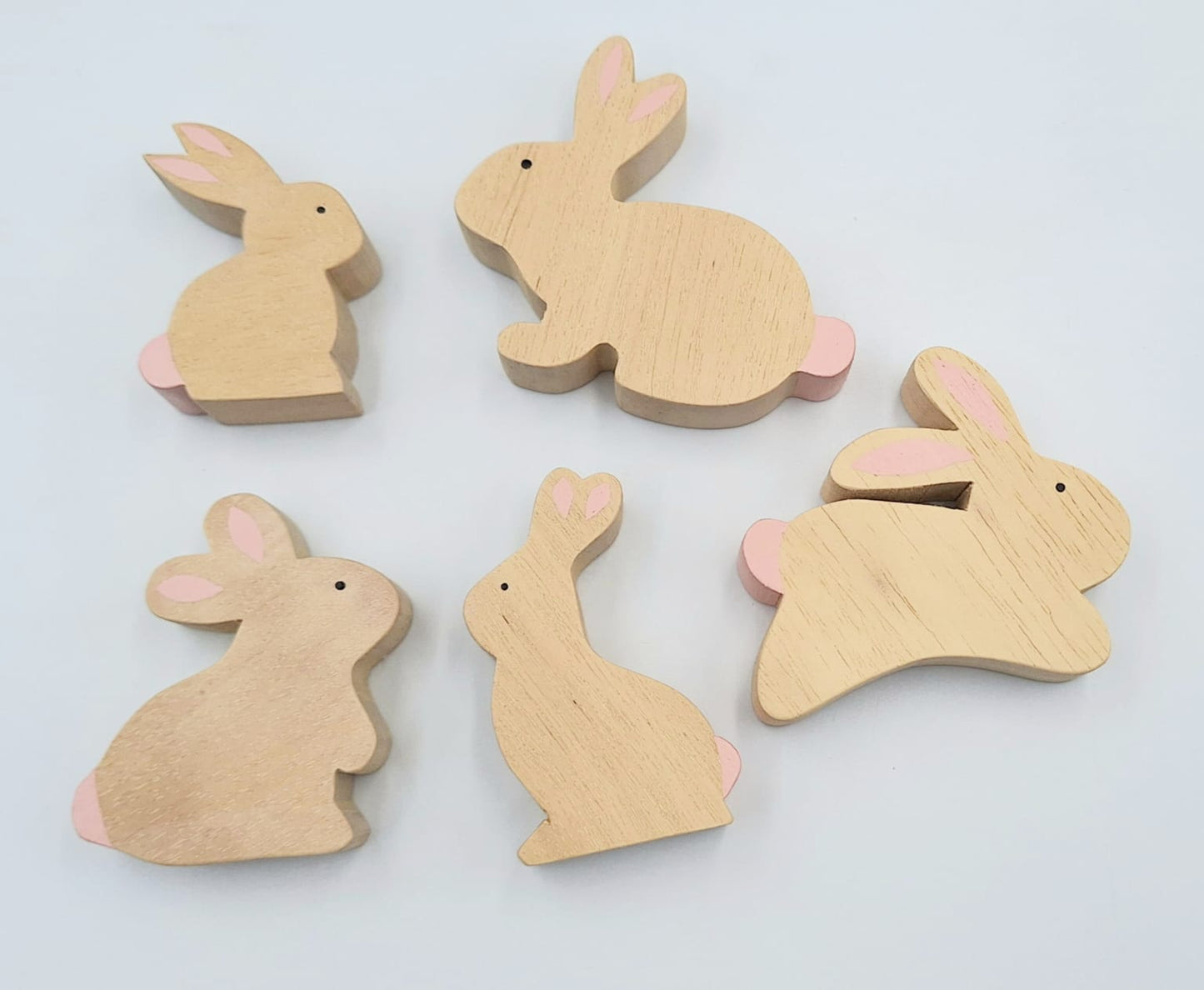 Wooden Bunny Set