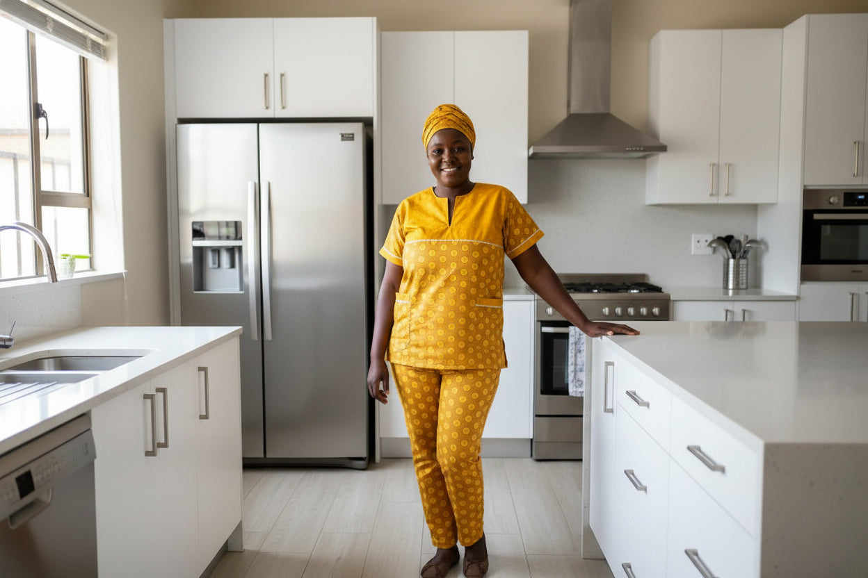 Domestic Pant Suit Uniforms