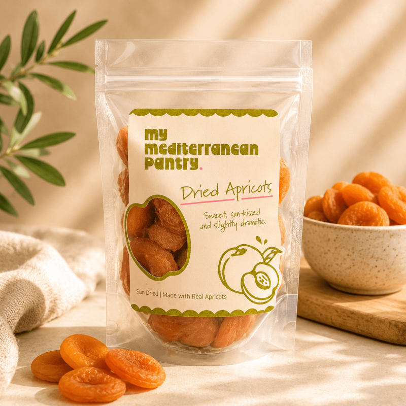 Sun-dried apricots, pears and prunes