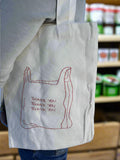 Embroidered Tote Bag
