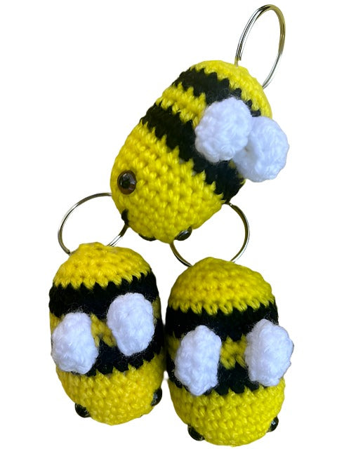 Crochet Bee Keyring