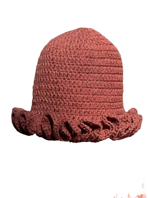 Crochet Ruffled Hat