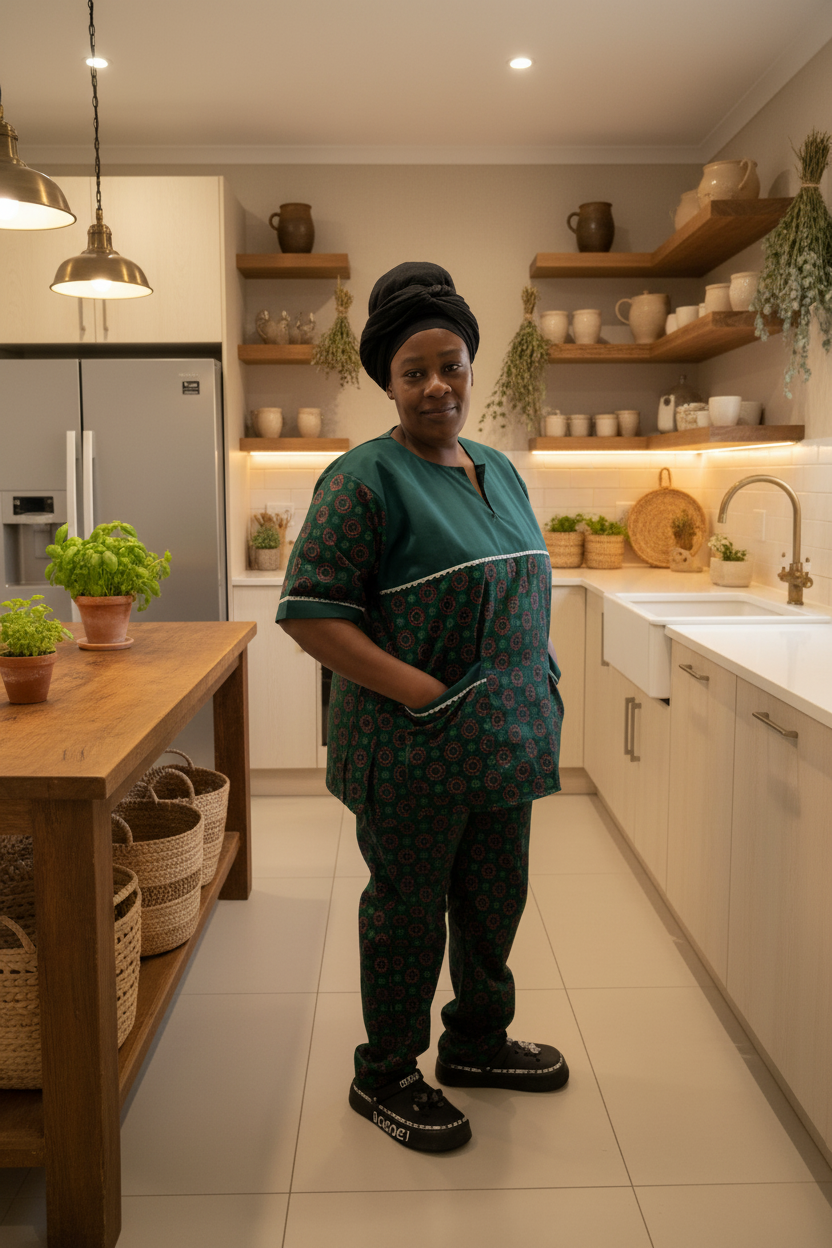 Domestic Uniforms - pant suit style