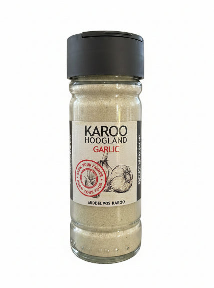 Green Garlic Powder - farmed and packed in the Karoo, South Africa