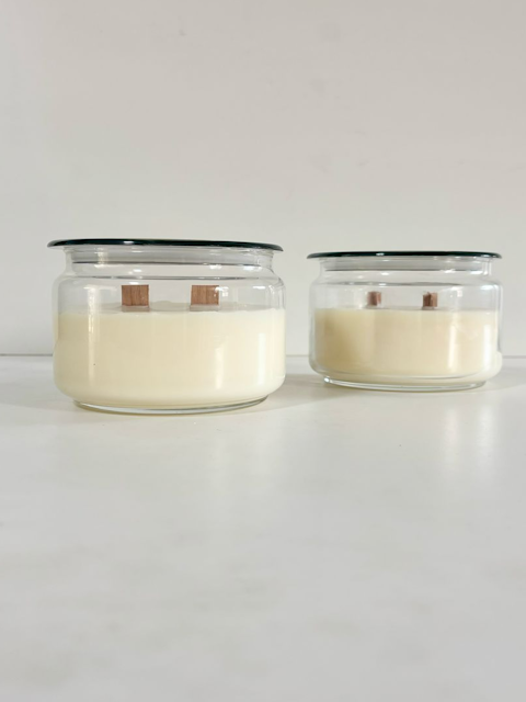 Scented Soy Wax Wood Wick Candle | Truffle Pig Pantry