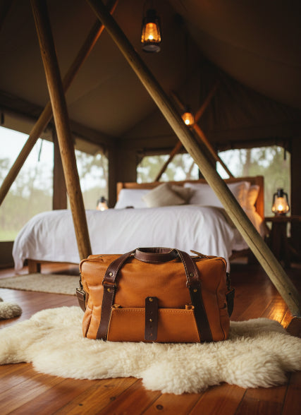 Handmade Leather Travel Bag | South African Top-Grain Leather