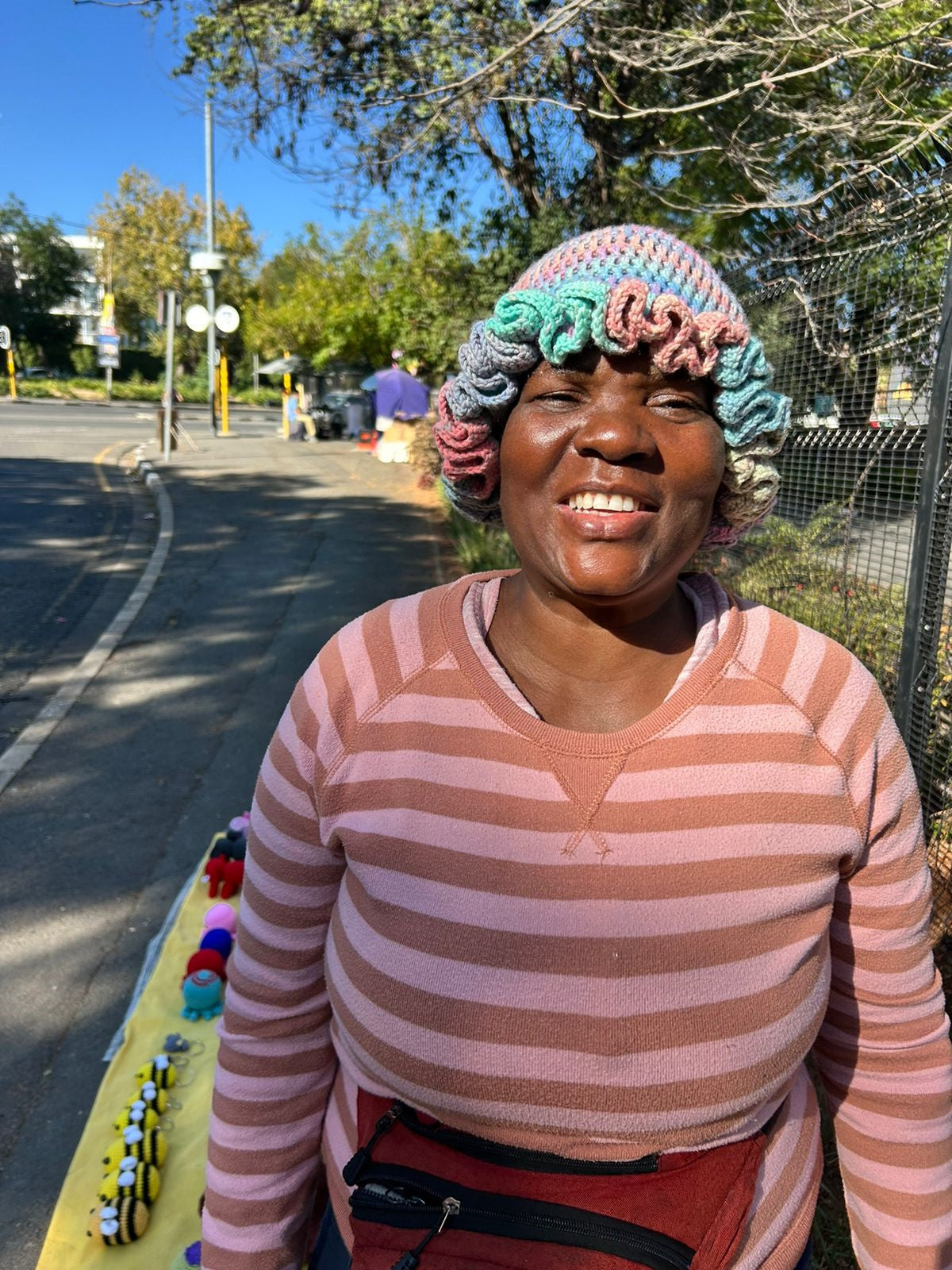 Crochet Ruffled Hat