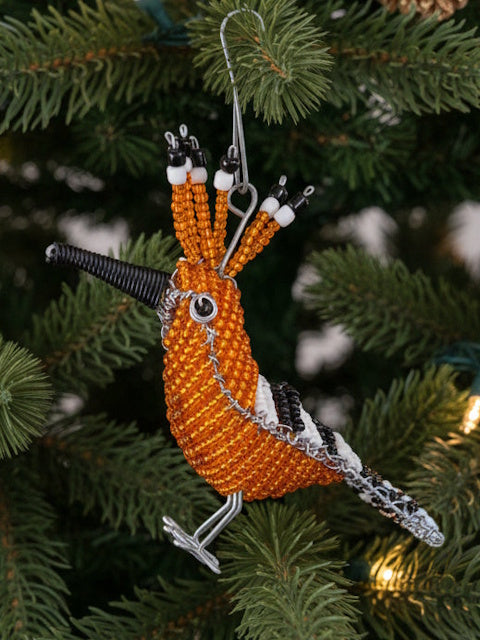 Hoopoe Christmas Ornament