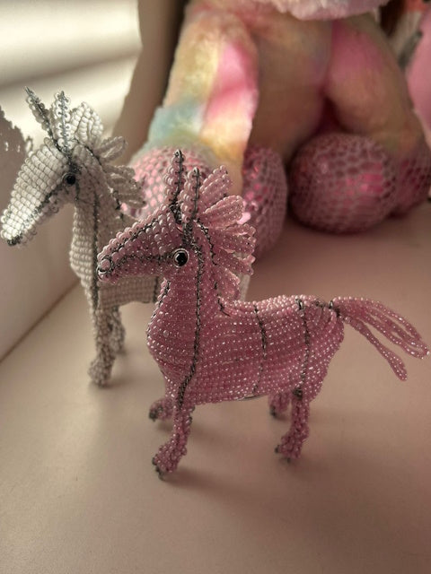 Wire and Bead Horses and Unicorns, by Itso