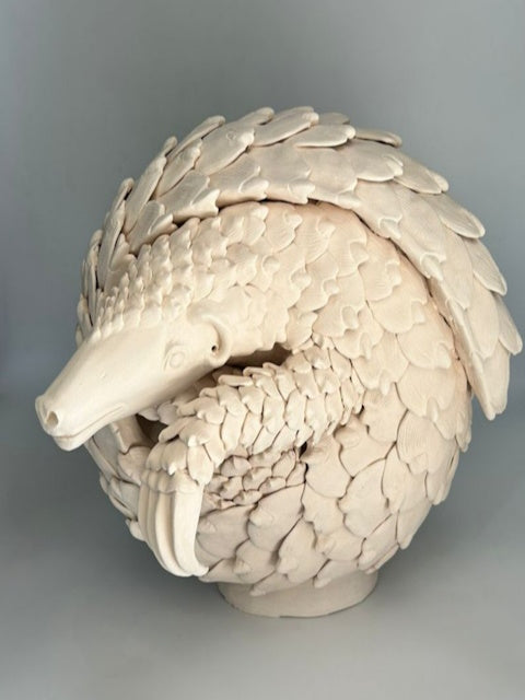 Pangolin Sculpture | Nkwe Ceramics by All Things Clay