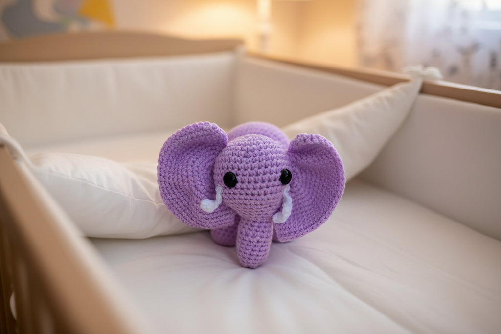 Crochet Elephant, by Pretty Fingers