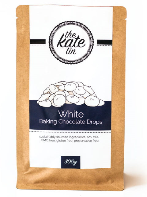 White Baking Chocolate Drops - Truffle Pig Recce